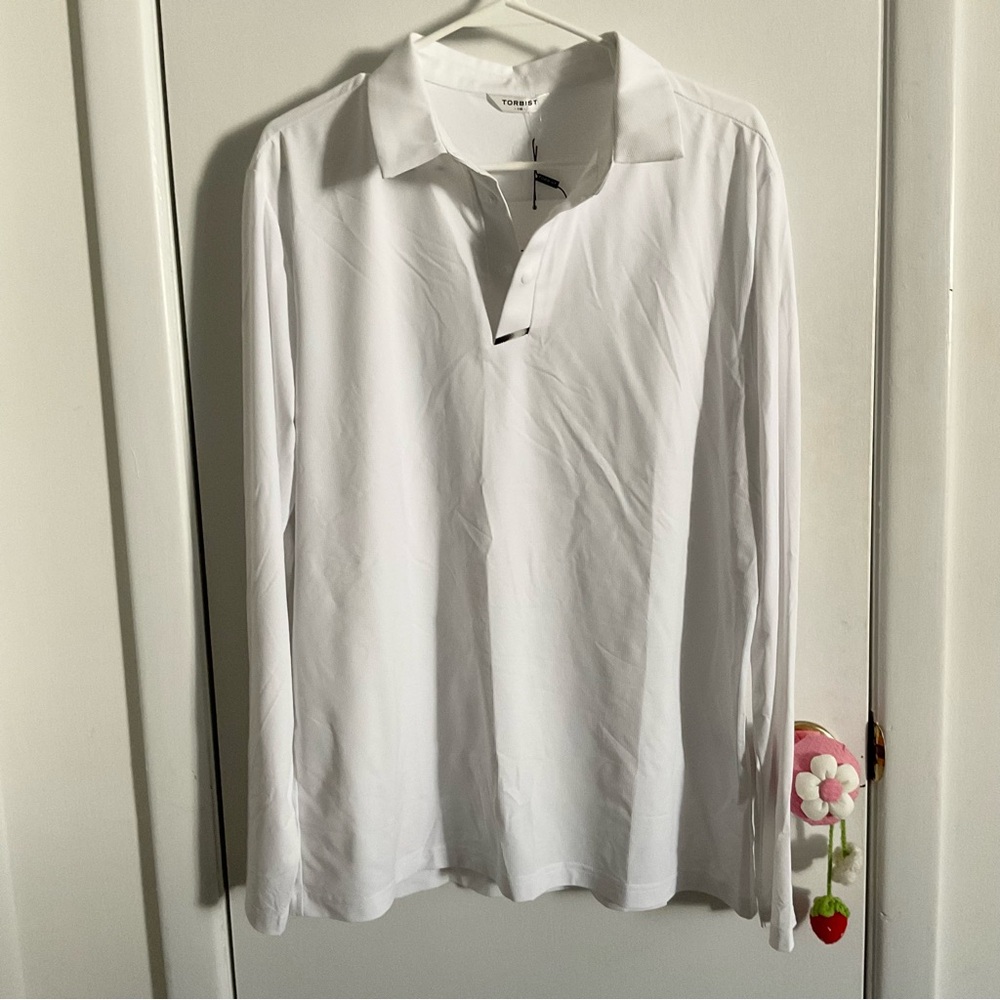 Torbist Men's Long Sleeve Golf Polo Shirt